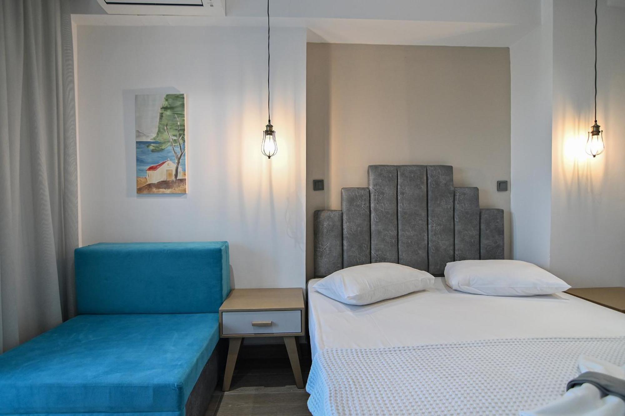 Amalia Rooms Sea View Vrasná Esterno foto